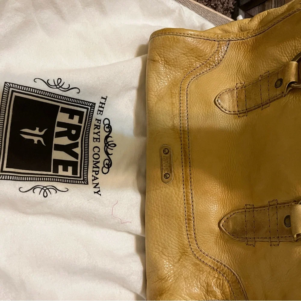 Frye Light Brown Leather Satchel - Picture 12 of 16